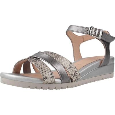 Σανδάλια με πλατφόρμα Stonefly Cher 7 Snake Embossed Lth/l Silver 36 Σανδάλια με πλατφόρμα Stonefly Cher 7 Snake Embossed Lth/l Silver 36