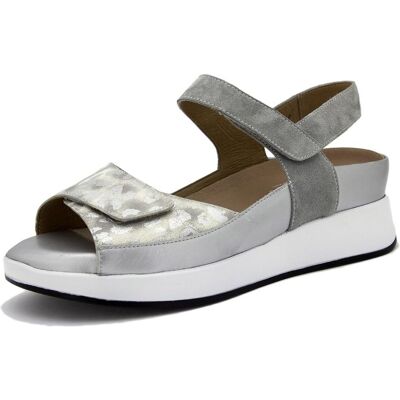 Σανδάλια με πλατφόρμα Piesanto 250422 Silver 37 Σανδάλια με πλατφόρμα Piesanto 250422 Silver 37
