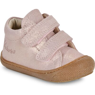 Ψηλά Sneakers Naturino COCOON VL SUEDE GLITTER Ροζ 23 Ψηλά Sneakers Naturino COCOON VL SUEDE GLITTER Ροζ 23
