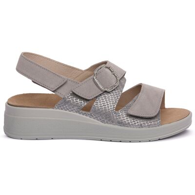 Σανδάλια με πλατφόρμα Grunland GRIGIO 59DIDA Grey 41 Σανδάλια με πλατφόρμα Grunland GRIGIO 59DIDA Grey 41