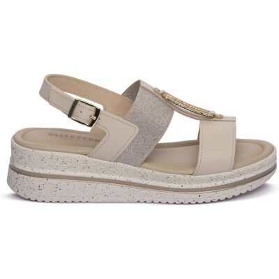 Σανδάλια με πλατφόρμα Valleverde ECRU Beige 40 Σανδάλια με πλατφόρμα Valleverde ECRU Beige 40
