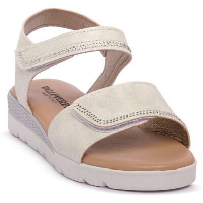 Σανδάλια με πλατφόρμα Valleverde AVORIO Beige 36 Σανδάλια με πλατφόρμα Valleverde AVORIO Beige 36
