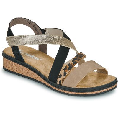 Σανδάλια με πλατφόρμα Rieker V3663-92 Beige 41 Σανδάλια με πλατφόρμα Rieker V3663-92 Beige 41