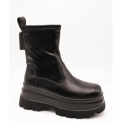 Μπότες Buffalo Jupiter Sock Boot Black 41 Μπότες Buffalo Jupiter Sock Boot Black 41