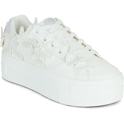 Xαμηλά Sneakers Buffalo PAIRED BUTTERFLY Άσπρο 40 Xαμηλά Sneakers Buffalo PAIRED BUTTERFLY Άσπρο 40