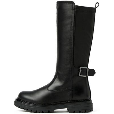Μπότες χωρίς τακούνι NeroGiardini Cairo T.Nappa Gio 16 Tr Pachino 3223 Black 33 Μπότες χωρίς τακούνι NeroGiardini Cairo T.Nappa Gio 16 Tr Pachino 3223 Black 33