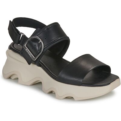 Σανδάλια με πλατφόρμα Sorel KINETIC IMPACT WEDGE Black 40 Σανδάλια με πλατφόρμα Sorel KINETIC IMPACT WEDGE Black 40