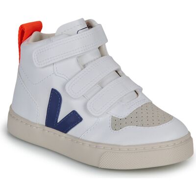 Ψηλά Sneakers Veja SMALL V-10 MID Άσπρο 23 Ψηλά Sneakers Veja SMALL V-10 MID Άσπρο 23