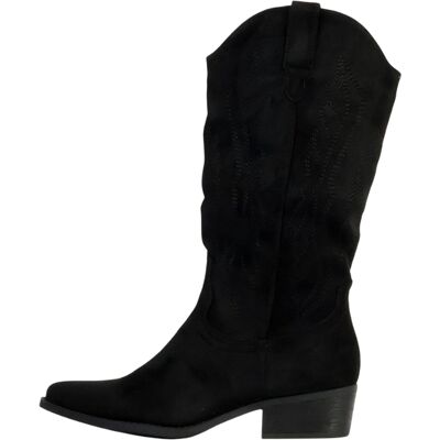 Μπότες με τακούνι Super Mode 272329 Black 36 Μπότες με τακούνι Super Mode 272329 Black 36