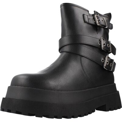 Μποτίνια Buffalo Pluto Farmer Biker Black 37 Μποτίνια Buffalo Pluto Farmer Biker Black 37
