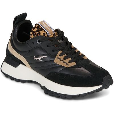 Xαμηλά Sneakers Pepe jeans LUCKY FIERCE W Black 40 Xαμηλά Sneakers Pepe jeans LUCKY FIERCE W Black 40