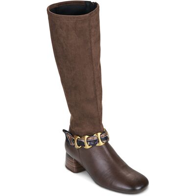 Μπότες με τακούνι Hispanitas VARSOVIA Brown 38 Μπότες με τακούνι Hispanitas VARSOVIA Brown 38