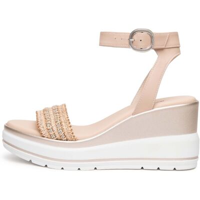 Σανδάλια με πλατφόρμα NeroGiardini Armenia Cipria Poli.Ussita 42695 Bi Beige 40 Σανδάλια με πλατφόρμα NeroGiardini Armenia Cipria Poli.Ussita 42695 Bi Beige 40