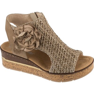 Σανδάλια με πλατφόρμα Rieker Sandals 63791 Grey 38 Σανδάλια με πλατφόρμα Rieker Sandals 63791 Grey 38