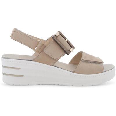 Σανδάλια με πλατφόρμα Melluso 019227Q-258951 Beige 36 Σανδάλια με πλατφόρμα Melluso 019227Q-258951 Beige 36