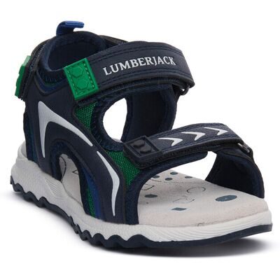 Σανδάλια με πλατφόρμα Lumberjack TOBY SANDAL Μπλέ 30 Σανδάλια με πλατφόρμα Lumberjack TOBY SANDAL Μπλέ 30