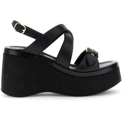 Σανδάλια με πλατφόρμα Café Noir C1GE1023 Black 38 Σανδάλια με πλατφόρμα Café Noir C1GE1023 Black 38