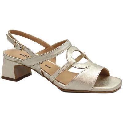 Σανδάλια με τακούνι Melluso MEL-E26-S453-PL Silver 37 Σανδάλια με τακούνι Melluso MEL-E26-S453-PL Silver 37