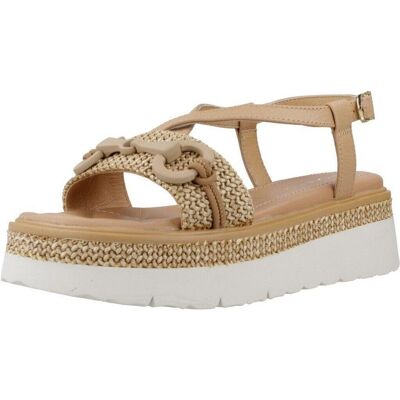 Σανδάλια με πλατφόρμα Stonefly Soles 4 Nappa Lth/raffia Brown 40 Σανδάλια με πλατφόρμα Stonefly Soles 4 Nappa Lth/raffia Brown 40