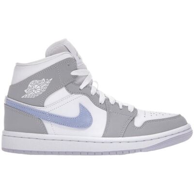 Nike Jordan 1 Mid Wolf Grey - Παπούτσια - Γκρι - Γυναίκα - UK 6 Nike Jordan 1 Mid Wolf Grey - Παπούτσια - Γκρι - Γυναίκα - UK 6