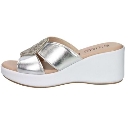 Σανδάλια με πλατφόρμα Cinzia Soft TS61312 Silver 37 Σανδάλια με πλατφόρμα Cinzia Soft TS61312 Silver 37