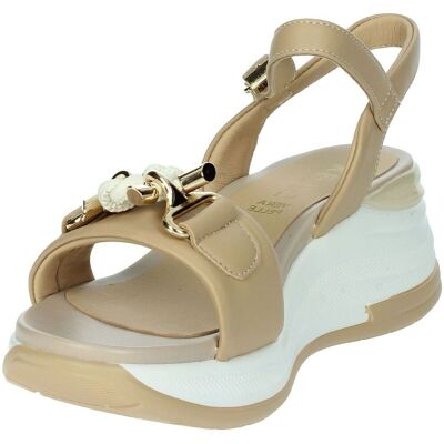 Σανδάλια με πλατφόρμα Keys K-11090 Beige 38 Σανδάλια με πλατφόρμα Keys K-11090 Beige 38