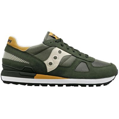 Sneakers Saucony Baskets Shadow empeigne en mesh et nylon Kaki 44 Sneakers Saucony Baskets Shadow empeigne en mesh et nylon Kaki 44