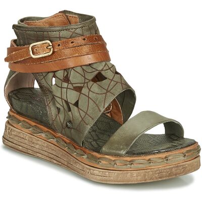 Σανδάλια με πλατφόρμα Airstep / A.S.98 LAGOS Kaki 36 Σανδάλια με πλατφόρμα Airstep / A.S.98 LAGOS Kaki 36