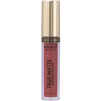 Κραγιόν Armaf True Matte Transferproof Liquid Lipstick - 12 Aura Brown One Size Κραγιόν Armaf True Matte Transferproof Liquid Lipstick - 12 Aura Brown One Size