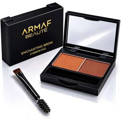 Μακιγιάζ φρυδιών Armaf Enchanting Brow Eyebrow Powder Duo - 02 Cappuccino Brown One Size Μακιγιάζ φρυδιών Armaf Enchanting Brow Eyebrow Powder Duo - 02 Cappuccino Brown One Size