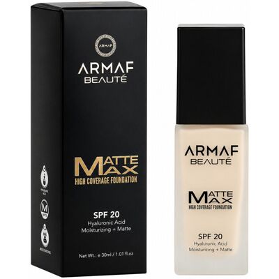 Πούδρες & Βάσεις Armaf Matte Max High Coverage Foundation SPF 20 - 05 Warm Bei Beige One Size Πούδρες & Βάσεις Armaf Matte Max High Coverage Foundation SPF 20 - 05 Warm Bei Beige One Size