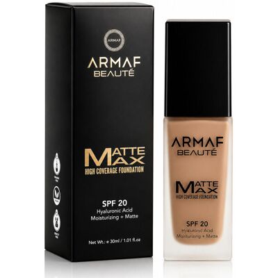 Πούδρες & Βάσεις Armaf Matte Max High Coverage Foundation SPF 20 - 12 Chestnut Brown One Size Πούδρες & Βάσεις Armaf Matte Max High Coverage Foundation SPF 20 - 12 Chestnut Brown One Size