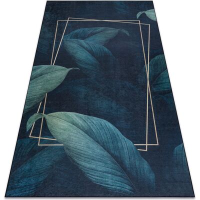 Χαλιά Rugsx ANDRE 1170 πλύσιμο χαλί Φύλλα, γΠ80x150 cm Μπλέ 80x150 cm Χαλιά Rugsx ANDRE 1170 πλύσιμο χαλί Φύλλα, γΠ80x150 cm Μπλέ 80x150 cm