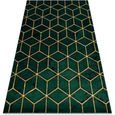 Χαλί Emerald Łuszczów - 1014 Glamour, Στυλάτη Κουτί, Πράσινο/Χρυσό - Χαλί Χαλί Emerald Łuszczów - 1014 Glamour, Στυλάτη Κουτί, Πράσινο/Χρυσό - Χαλί