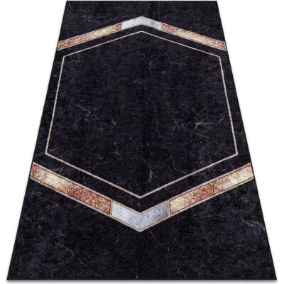 Χαλιά Rugsx MIRO 52025.802 πλύσιμο χαλί ΜάρμαϠ160x220 cm Black 160x220 cm Χαλιά Rugsx MIRO 52025.802 πλύσιμο χαλί ΜάρμαϠ160x220 cm Black 160x220 cm