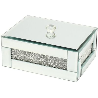 Γυάλινο Κουτί Κοσμημάτων Signes Grimalt - 9x15x20cm Γυάλινο Κουτί Κοσμημάτων Signes Grimalt - 9x15x20cm