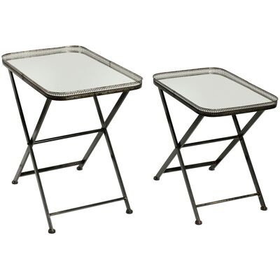 Côté Table MIGNONNE X2 Καφέ - Τραπέζια πλάι καναπέ Côté Table MIGNONNE X2 Καφέ - Τραπέζια πλάι καναπέ