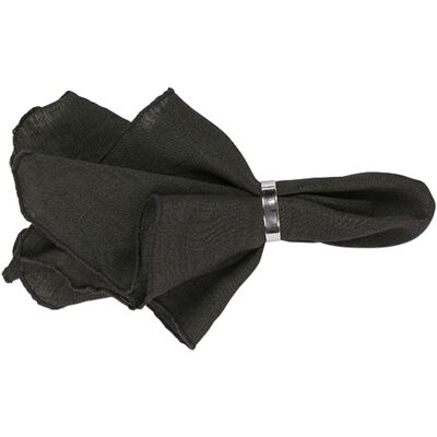 Broste Copenhagen GRACIE X2 Μαύρο Χοντρό Χαρτί - Napkin Broste Copenhagen GRACIE X2 Μαύρο Χοντρό Χαρτί - Napkin