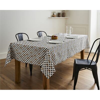Τραπεζομάντιλο Nydel POIS Black 150x250 cm Τραπεζομάντιλο Nydel POIS Black 150x250 cm