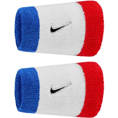 Sport αξεσουάρ Nike Swoosh Classic Double Wide Wristbands 2PK Άσπρο One Size Sport αξεσουάρ Nike Swoosh Classic Double Wide Wristbands 2PK Άσπρο One Size