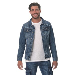 gsecret Ανδρικό jean jacket κουμπιά μπροστινές τσέπες. Denim Collection JEAN - JEAN - Μέγεθος: M,L,XL,XXL,3XL - αρσενικός