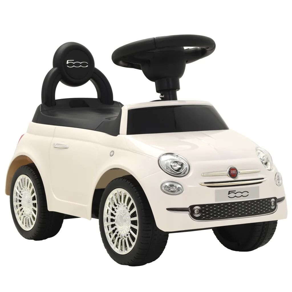 vidaXL Περπατούρα Fiat 500 Λευκή