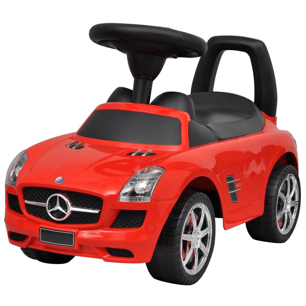 vidaXL Mercedes Benz Αυτοκίνητο Παιδικό Ποδοκίνητο Κόκκινο