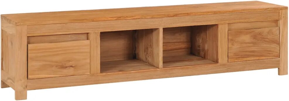 vidaXL Έπιπλο Τηλεόρασης 135 x 30 x 35 εκ. από Μασίφ Ξύλο Teak