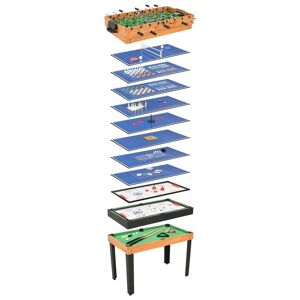 vidaXL Τραπέζι Πολλαπλών Παιχνιδιών 15 σε 1 Σφένδαμος 121x61x82 εκ.