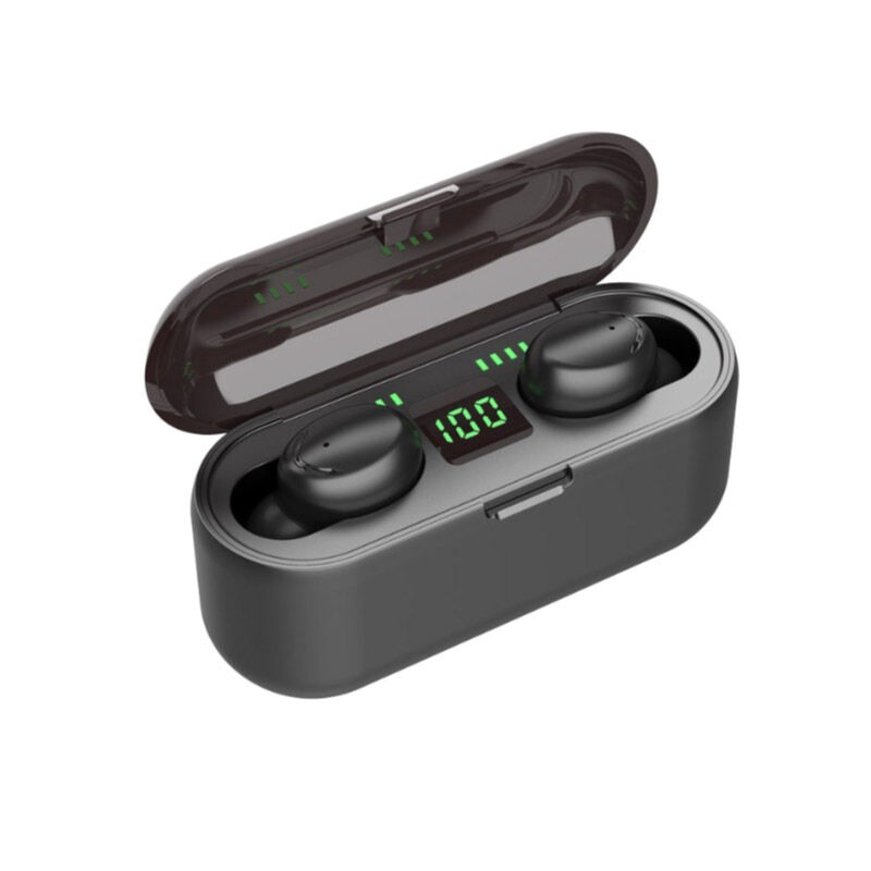 SPM Ασύρματα Ακουστικά Bluetooth με Βάση Φόρτισης TWS SPM F9-5c