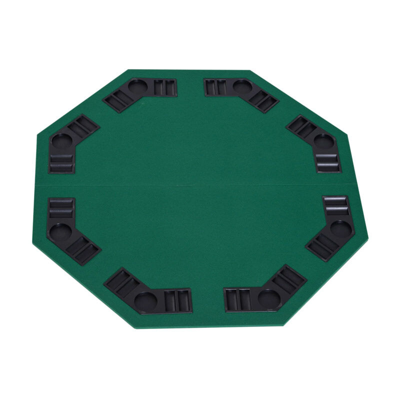 HOMCOM Πτυσσόμενη Επιφάνεια Τραπεζιού Πόκερ 1.2 m HOMCOM B8-0001