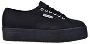 superga linea up and down  - black