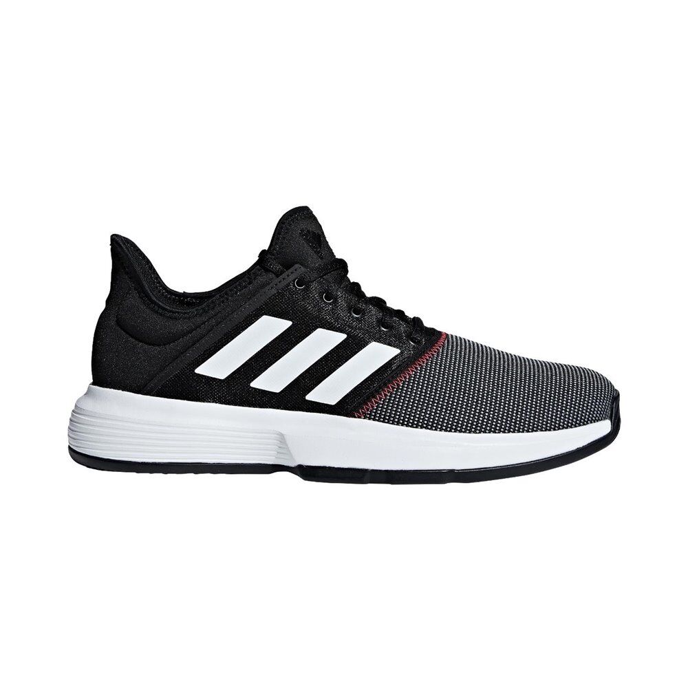 adidas ανδρικά παπούτσια τένις gamecourt  - black-whit