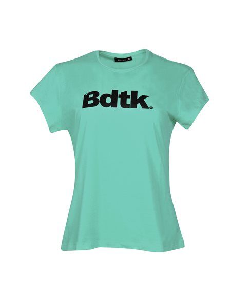 body talk t-shirt big chest logo  - celery